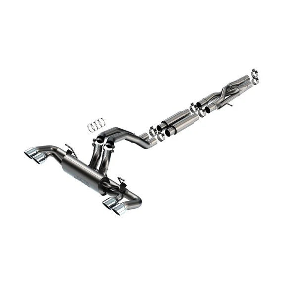 Load image into Gallery viewer, Borla ATAK Dual Cat-Back Exhaust for 21-24 Jeep Wrangler JL Unlimited 4-Door Rubicon 392 with 6.4L
