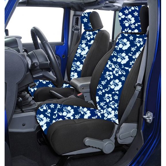 Load image into Gallery viewer, Coverking Custom Front Seat Covers for 07-10 Jeep Wrangler JK 2 Door with Seat Height Adjuster
