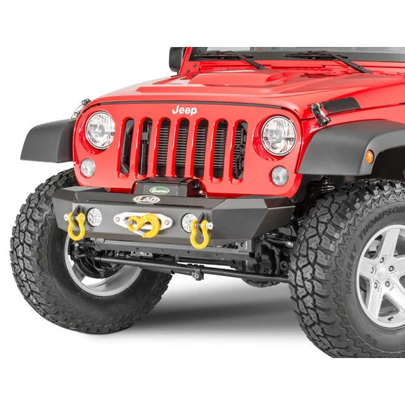 Load image into Gallery viewer, LoD Offroad JFB0731 Signature Series Shorty Front Winch Bumper for 07-18 Jeep Wrangler JK
