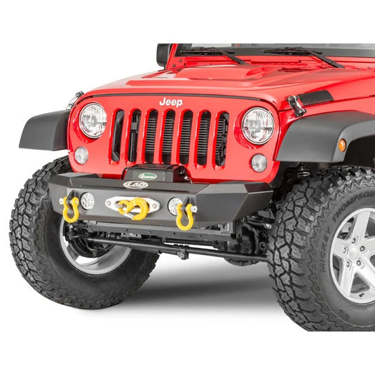 LoD Offroad JFB0731 Signature Series Shorty Front Winch Bumper for 07-18 Jeep Wrangler JK