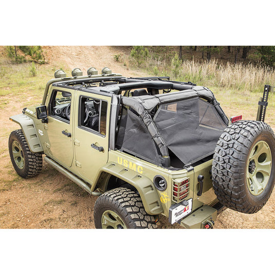 Rugged Ridge 13579.42 Eclipse Cargo Barrier for 07-18 Jeep Wrangler Unlimited 4 Door