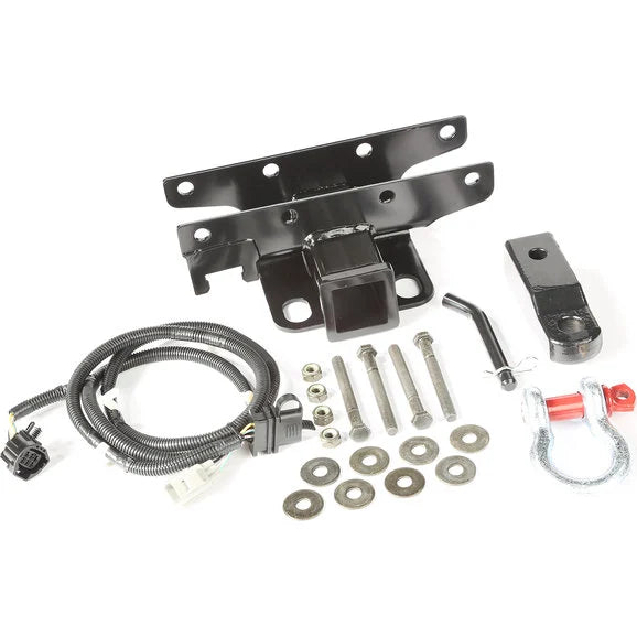 Load image into Gallery viewer, Rugged Ridge 11580.62 Receiver Hitch Kit with D-Shackle for 07-18 Jeep Wrangler JK
