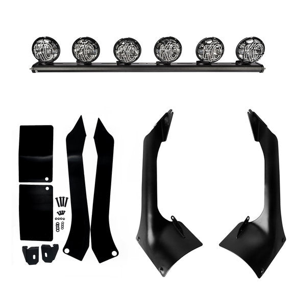 Load image into Gallery viewer, KC HiLiTES 50&quot; Overhead Xross Bar Light Mount Kit for 18-24 Jeep Wrangler JL &amp; Gladiator JT
