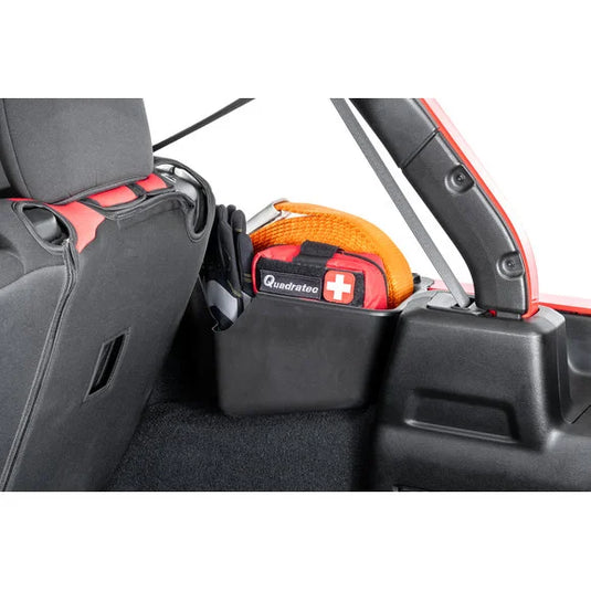 TACTIK SLT-JK957 Rear Storage Organizer Pair for 18-24 Jeep Wrangler JL Unlimited 4-Door