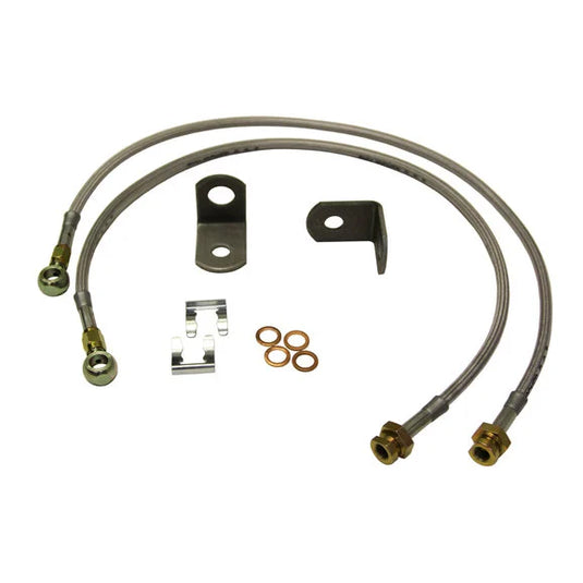 Skyjacker FBL44 Extended Front Brake Hose Kit for 84-01 Jeep Cherokee XJ