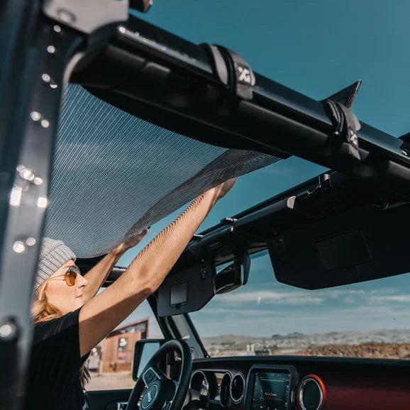 Load image into Gallery viewer, XG Cargo XG-316 Magne-Lok Magnetic Sun Shade for 18-23 Jeep Wrangler JL &amp; 2023 Gladiator JT
