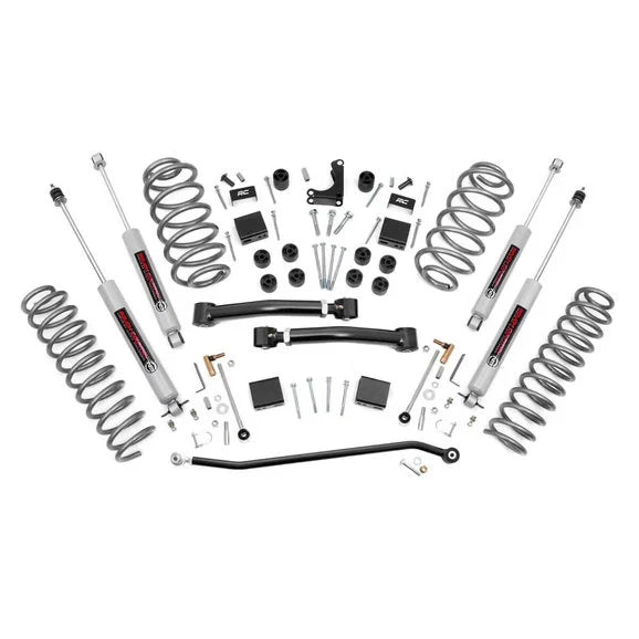Rough Country 639P 4in X-Series Suspension Lift Kit for 99-04 Jeep Grand Cherokee WJ