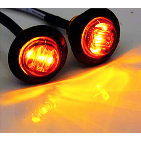 Quake LED 3/4" Side Marker Lamps- 6 Pack