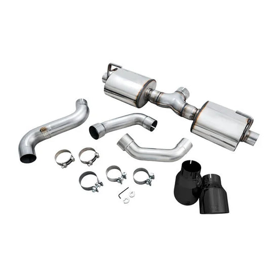 AWE Exhaust Tread Edition Axle Back Exhaust System for 18-22 Jeep Wrangler JL with 3.6L or 2.0L Engine