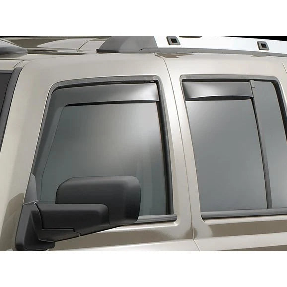 WeatherTech 82414 Front & Rear Side Window Deflector Set in Dark Smoke for 06-10 Jeep Commander XK