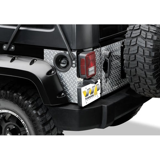 Warrior Products Rear Corners with Holes for 07-18 Jeep Wrangler JK