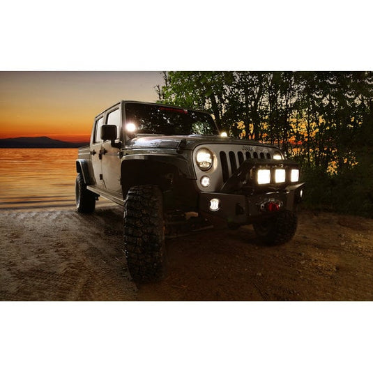 J.W. Speaker 8700 EVO J3 LED Headlights for 07-18 Jeep Wrangler JK