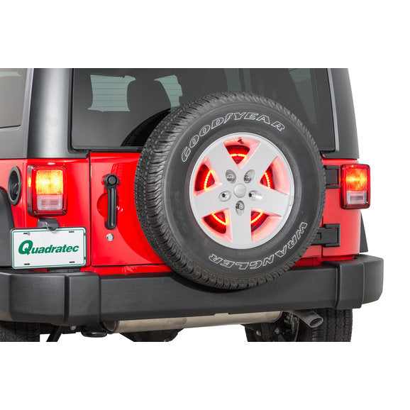 Load image into Gallery viewer, Rugged Ridge 11585.04 3rd Brake Light LED Ring for 87-18 Jeep Wrangler YJ, TJ, &amp; JK
