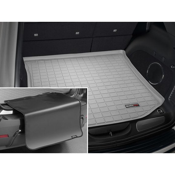 Load image into Gallery viewer, WeatherTech Cargo Liner w/ Bumper Guard for 11-21 Jeep Grand Cherokee WK2
