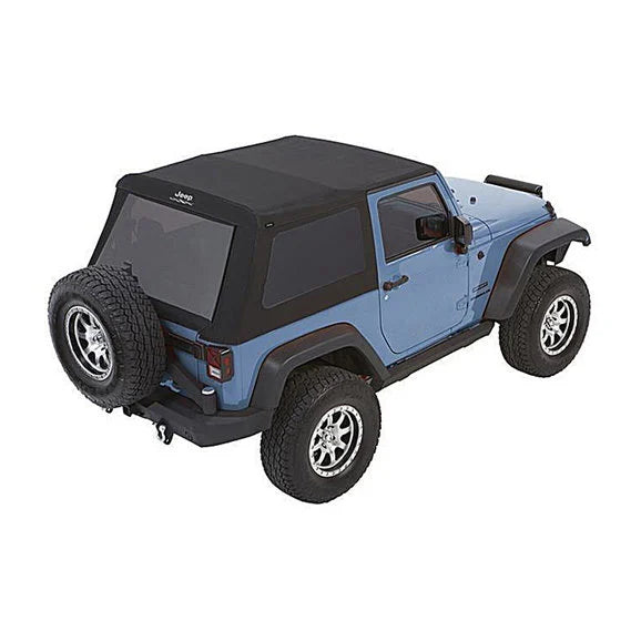 Load image into Gallery viewer, Bestop Jeep Logo Trektop Glide Soft Top for 07-18 Jeep Wrangler JK 2-Door
