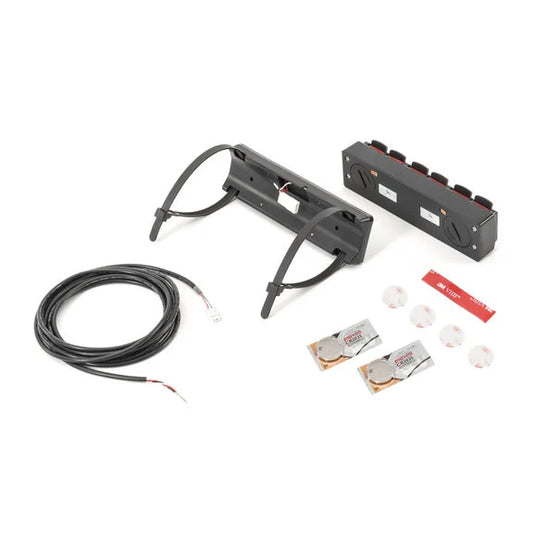 Trigger 6 Shooter System with Overhead Switch Mount, Underhood Relay Mount, Connector Kits for 07-18 Jeep Wrangler JK