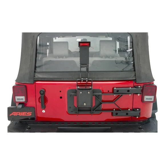 Load image into Gallery viewer, Aries 2563000 Heavy Duty Swing Away Spare Tire Carrier for 07-18 Jeep Wrangler JK
