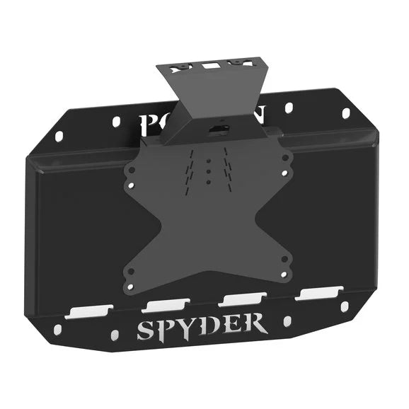 Load image into Gallery viewer, Poison Spyder 19-04-013P1 Tire Carrier Delete Plate with Camera and License Plate Mount for 18-20 Jeep Wrangler JL
