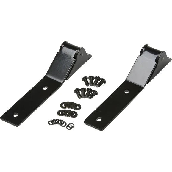 Kentrol Stainless Steel Tailgate Hinges for 87-95 Jeep Wrangler YJ