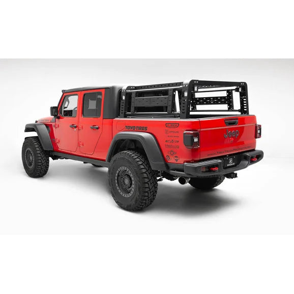 Load image into Gallery viewer, ZROADZ Z834101 Overland Access Rack With Side Gates &amp; (4) 3 Inch ZROADZ LED Pod Lights for 20-21 Jeep Gladiator JT
