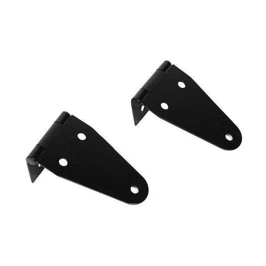 Kentrol Stainless Steel Hood Hinge Set for 55-95 Jeep CJ & Wrangler YJ