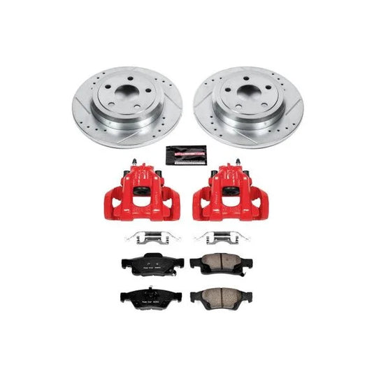 Power Stop Rear Z36 Extreme Performance Truck & Tow Brake Kit with Calipers for 11-18 Jeep Grand Cherokee WK2