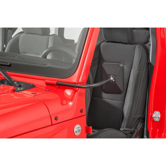 Rugged Ridge 11025.26 Rectangular Trail Mirror Kit Pair for 18-24 Jeep Wrangler JL & Gladiator JT