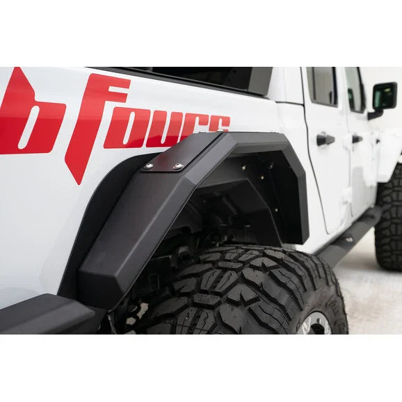 Fab Fours Rear Fenders with Flares for 20-24 Jeep Gladiator JT