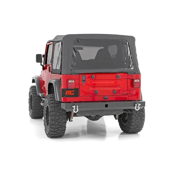 Load image into Gallery viewer, Rough Country 10591 Classic Full Width Rear Bumper for 87-06 Jeep Wrangler YJ &amp; TJ
