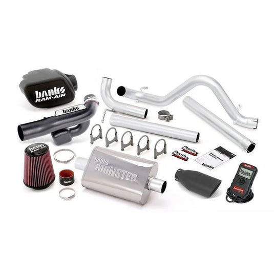 Banks Power Stinger Exhaust System with AutoMind Programmer for 12-14 Jeep Wrangler Unlimited JK 4DR