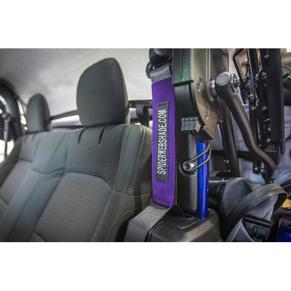 Load image into Gallery viewer, SpiderWebShade Seatbelt Silencers for 18-24 Jeep Wrangler JL 2-Door
