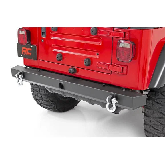 Load image into Gallery viewer, Rough Country 10591 Classic Full Width Rear Bumper for 87-06 Jeep Wrangler YJ &amp; TJ
