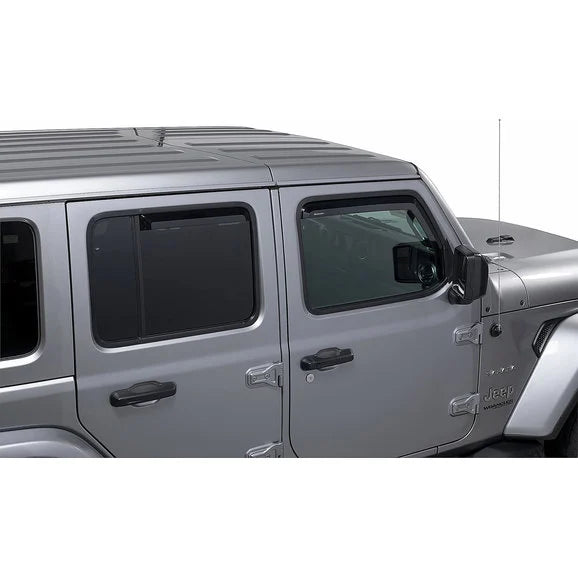 Load image into Gallery viewer, Quadratec Tinted Window Visors for 18-23 Jeep Wrangler JL &amp; Gladiator JT
