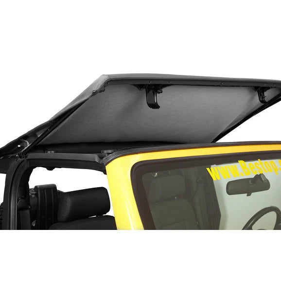 Load image into Gallery viewer, Bestop Trektop NX Soft Top with Upper Doors in Black Diamond for 04-06 Jeep Wrangler Unlimited
