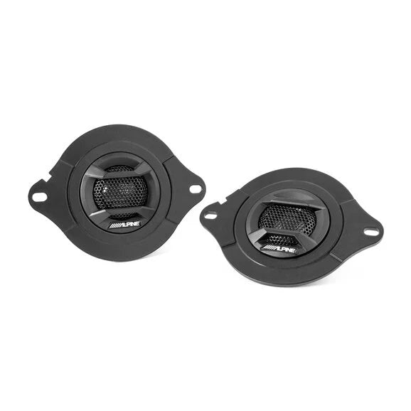 Load image into Gallery viewer, Alpine SPV-10TW-WRA 1&quot; Component Tweeters for 07-24 Jeep Wrangler JK, JL, &amp; Gladiator JT
