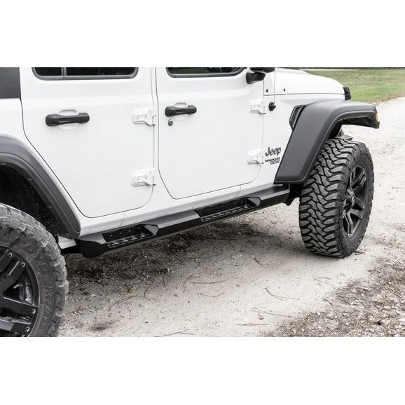 Load image into Gallery viewer, LoD Offroad Destroyer Series Rock Sliders for 18-24 Jeep Wrangler JL Unlimited 4-Door
