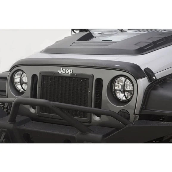 AVS 436060 Aeroskin II Bug Deflector in Textured Black for 07-18 Jeep Wrangler JK