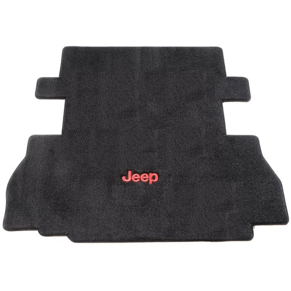 Load image into Gallery viewer, Lloyd Mats Custom Rear Cargo Mat with Jeep Logo Embroidery for 07-10 Jeep Wrangler JK 2 Door without Subwoofer
