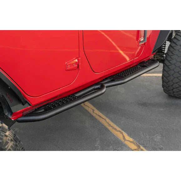 Load image into Gallery viewer, DV8 Offroad SRJK-08 OE Plus Side Steps for 07-18 Jeep Wrangler JK Unlimited 4-Door
