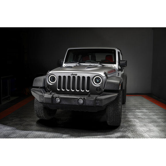 Load image into Gallery viewer, Oracle Lighting 5876-023 Oculus Bi-LED Projector Headlights for 55-86 Jeep CJ, 97-18 Wrangler TJ, JK, &amp; Vehicles with 7&quot; Round Headlights
