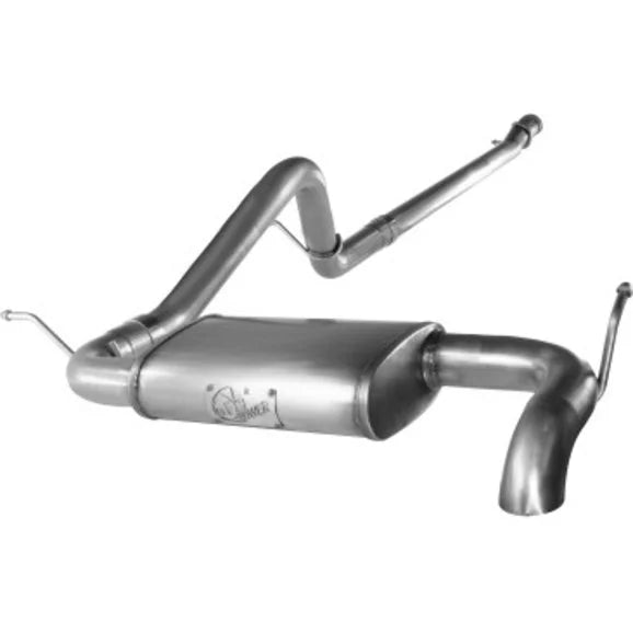 Load image into Gallery viewer, aFe Power 49-46212 Mach Force XP Hi-Tuck 2.5&quot; CAT Back Exhaust for 12-18 Jeep Wrangler Unlimited JK 4 Door with 3.6L
