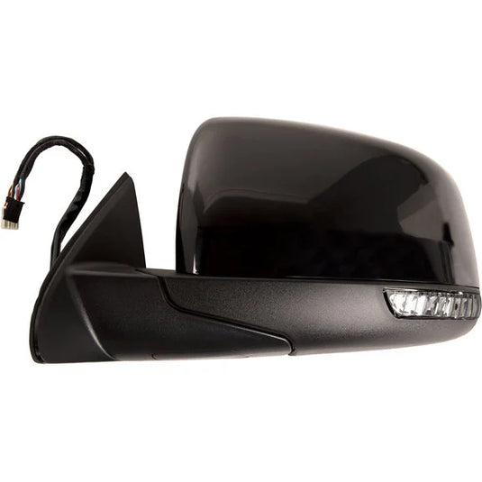 OMIX 12039.37 Left Side Heated Power Memory Blind Spot Mirror with Signal Lamp for 11-14 Jeep Grand Cherokee WK2