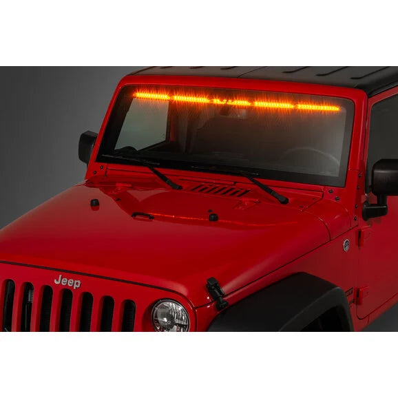 Load image into Gallery viewer, Quadratec Gen II Stealth LED Interior Mount 50 inch Light Bar for 07-18 Jeep Wrangler JK
