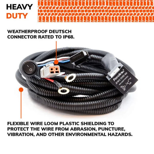 Sylvania LBARHRNS1HDC.BX Deutsch 1 Output LED Wiring Harness