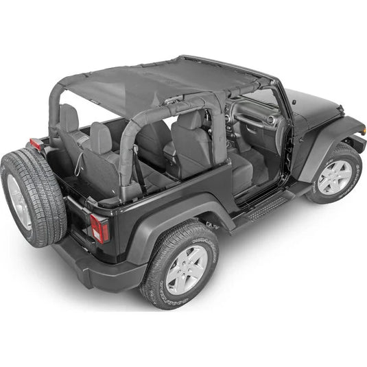 SpiderWebShade SW1 JK-2D Top for 07-18 Jeep Wrangler JK 2 Door