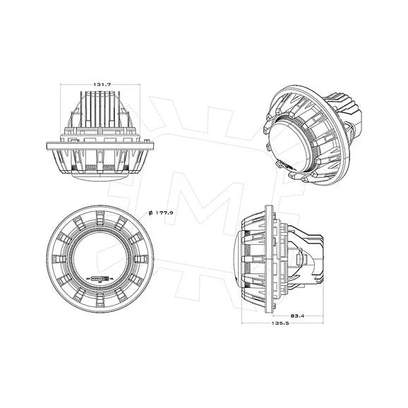 Load image into Gallery viewer, Morimoto LF515 Super7 Headlights for 07-18 Jeep Wrangler JK
