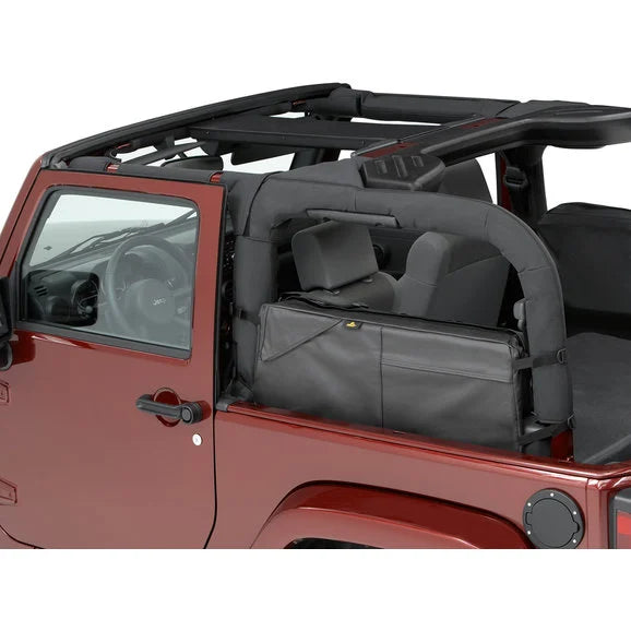 Load image into Gallery viewer, Bestop 54110-35 Saddle Bag in Black Diamond for 07-24 Jeep Wrangler JK &amp; JL 2 Door
