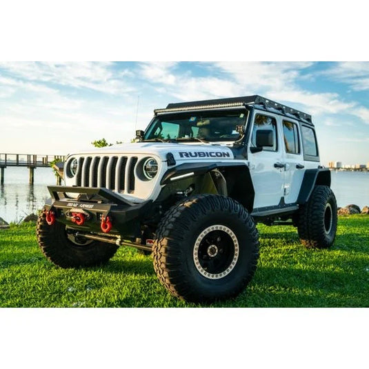 Road Armor 518RRS81B Treck Modular Roof Rack for 18-22 Jeep Wrangler JL Unlimited 4-Door