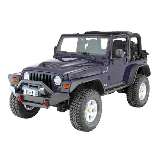 Cervini's Auto Design Ram Air Fiberglass Hood Factory Match Paint (Top & Bottom) for 97-06 Jeep Wrangler TJ & Unlimited