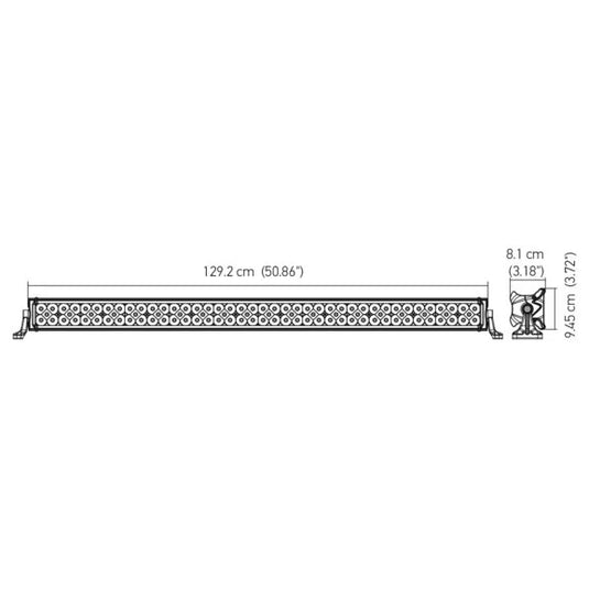 Hella 357210301 ValueFit Pro 100 LED 51" Light Bar- Combo Beam